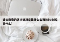 硅谷投资的区块链项目是什么公司[硅谷创投是什么]