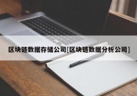 区块链数据存储公司[区块链数据分析公司]